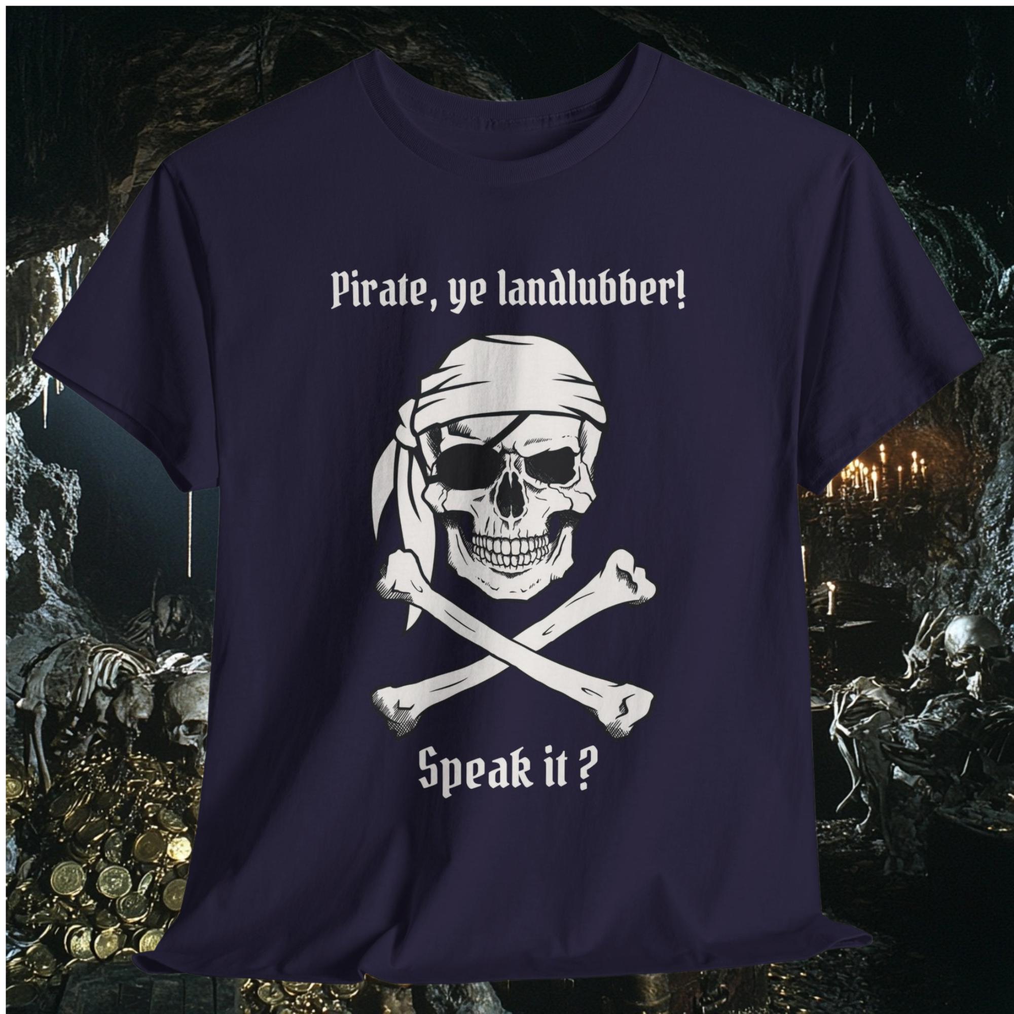 Shirt Pirata Vintage Maglietta Teschio Pirata Jolly Roger | Design Vintage | 100% Cotone | Uomo E Donna Maglietta Unisex Cotone - Foto 8