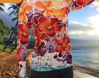 LAGUNA Rashguard Sonnenshirt – Langärmelig, LSF 50+, Lockere Passform – Für Schwimmen, Surfen & Outdoor