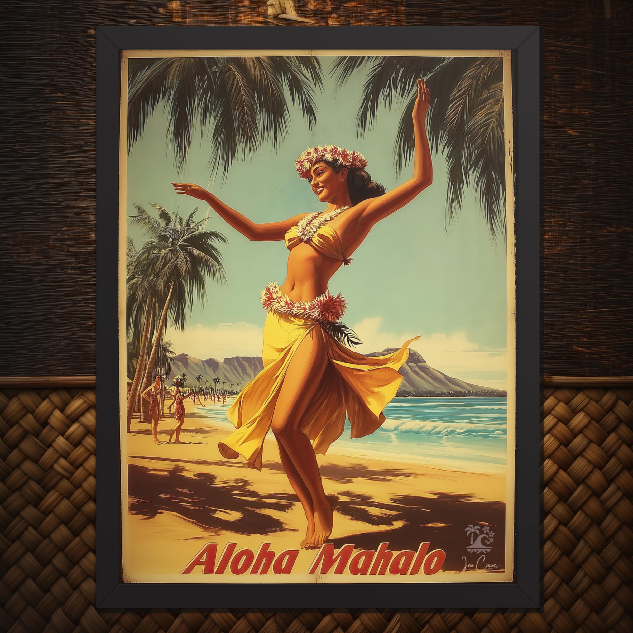 Retro Hawaii Framed Art - Etsy
