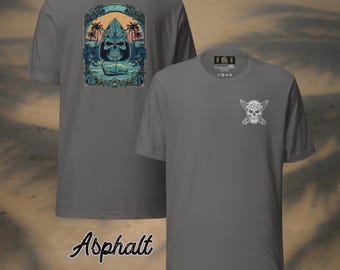 Camiseta de surf pirata personalizada / Camisa de calavera bordada / Regalo de surfista personalizado