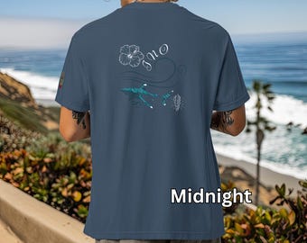 Camiseta con estampado de tiburón oceánico: Camisa hawaiana de colores cómodos
