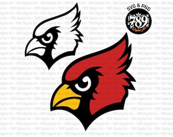 Cardinal svg png, Cardinals svg, Cardinal Bird Head svg png, Cardinals Mascot svg Cut Files, Cardinals School svg, Cardinals Spirit svg