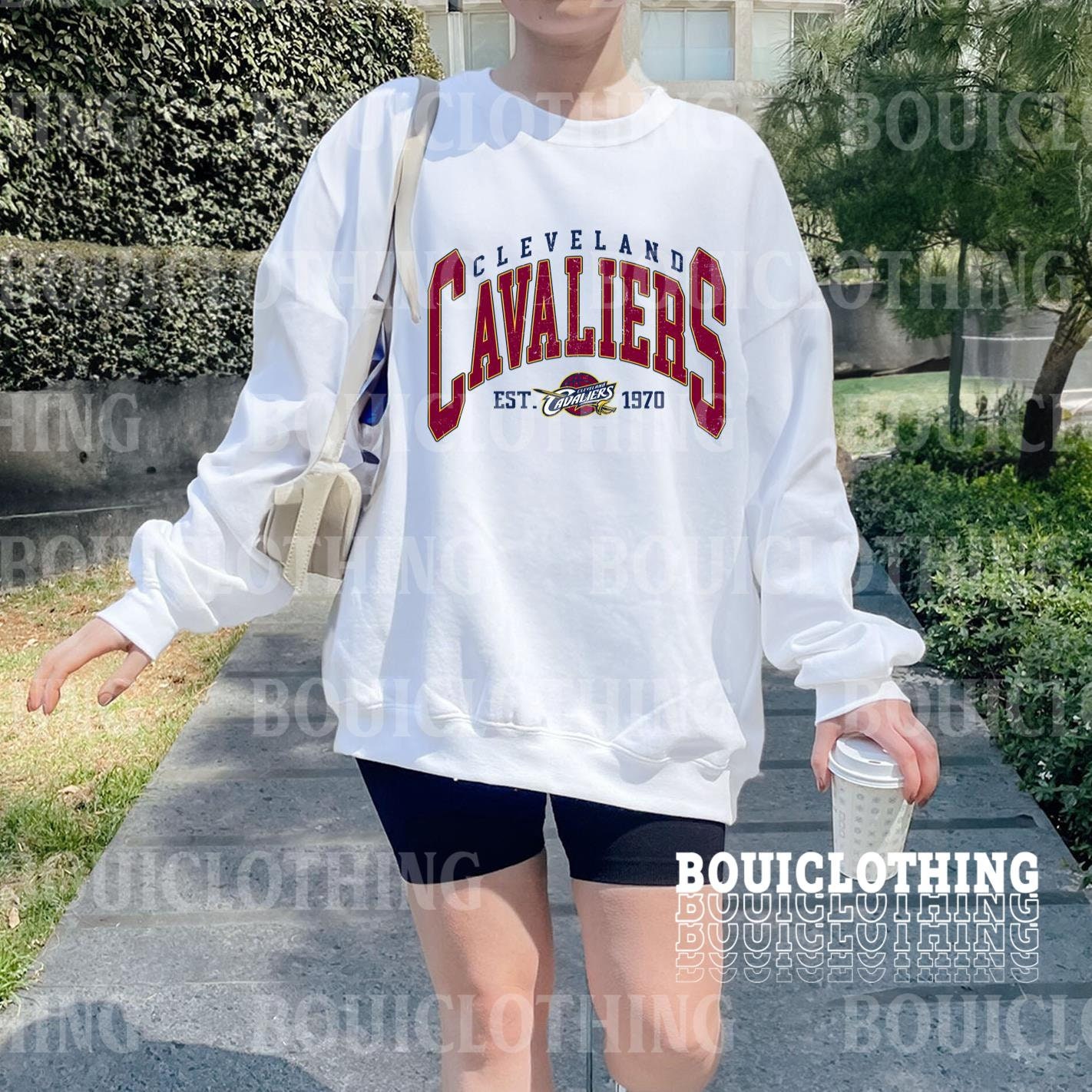 Cleveland cavs long sleeve graphic tee shirt sz LG