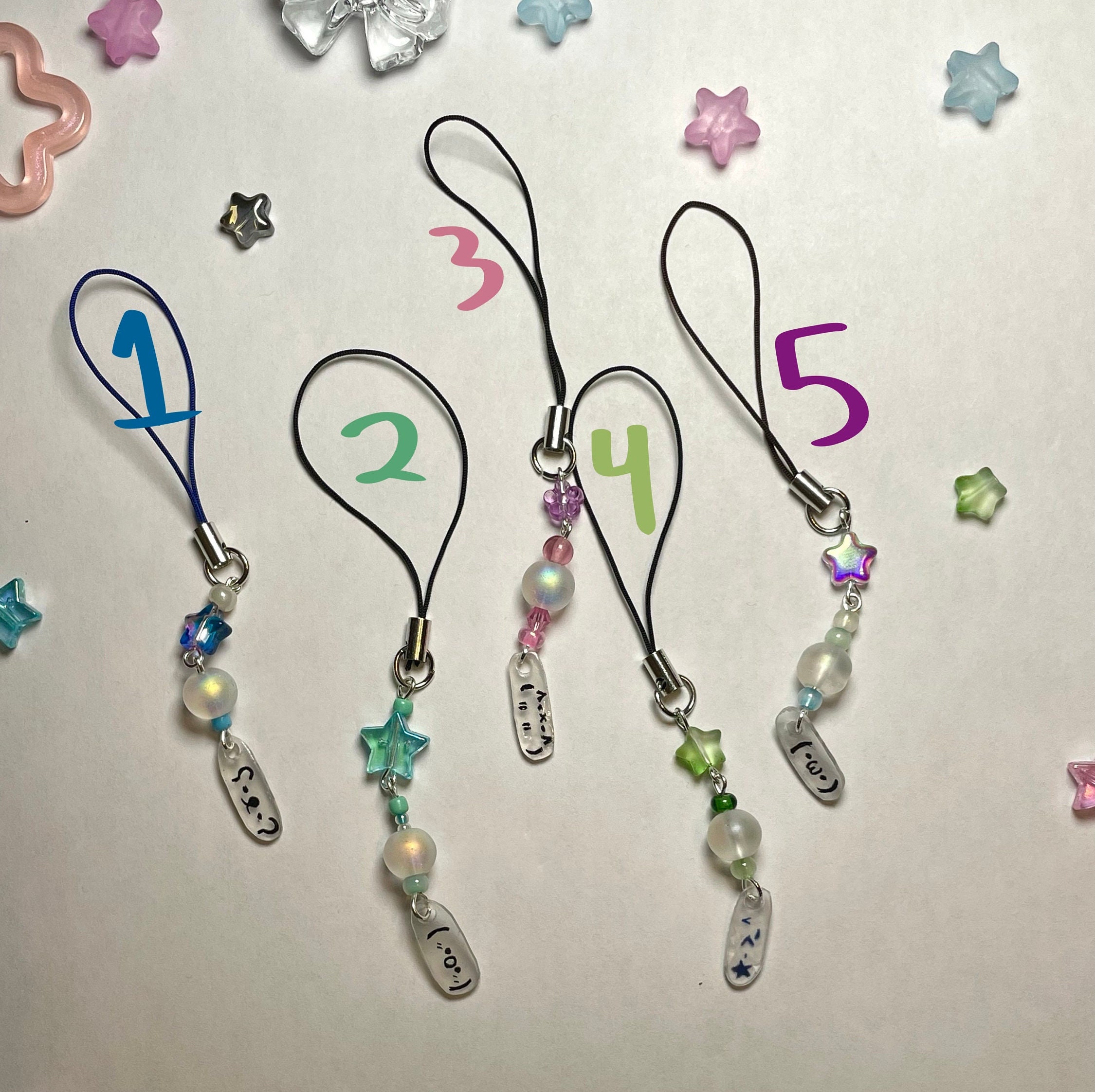 Kaomoji Phone Charms! (≧∀≦) - Etsy