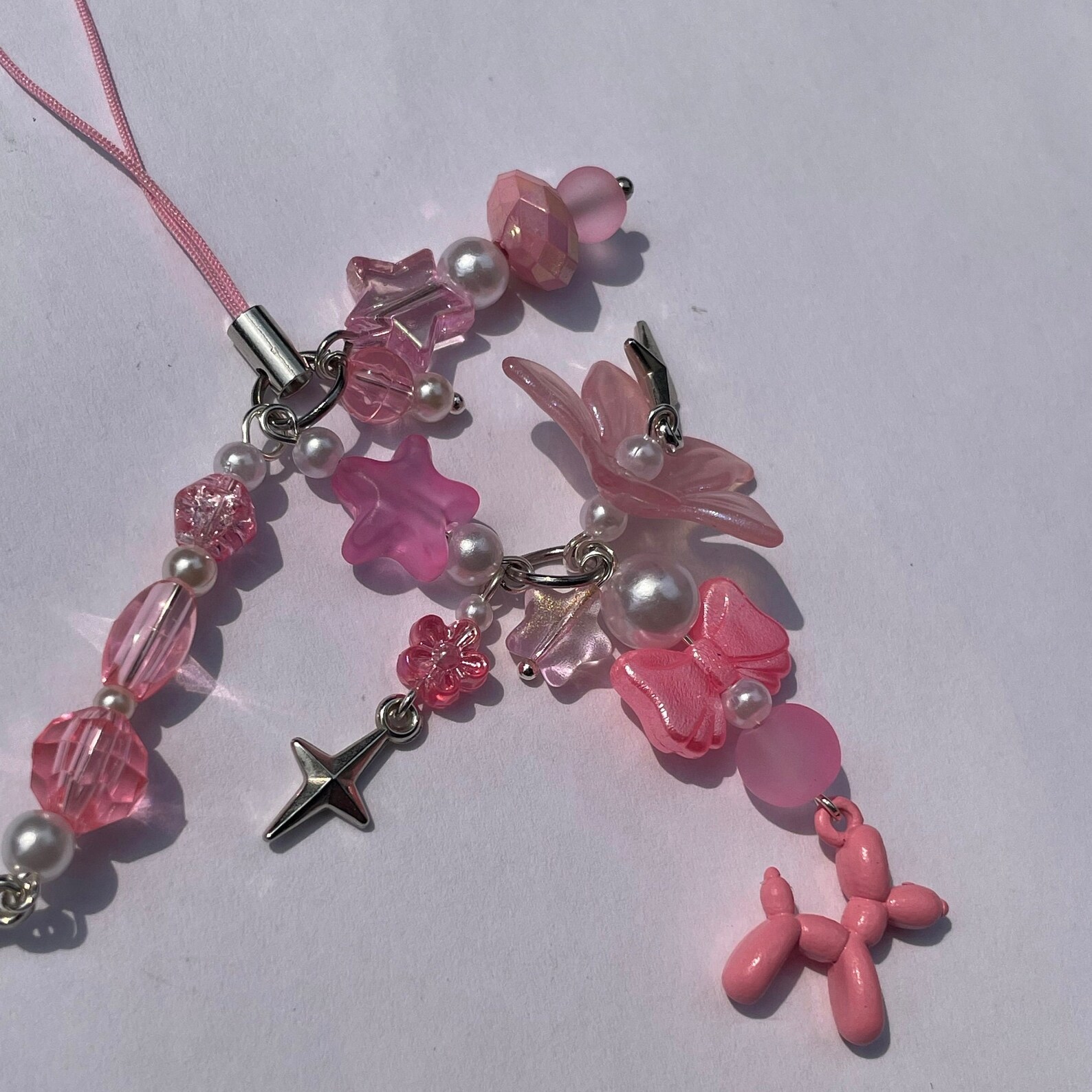 Pink Cluttercore Phone Charm - Etsy