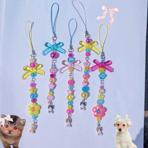 Wancore Kawaii Cat Phone Charms