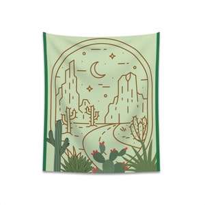 Desert Design Printed Wall Tapestry