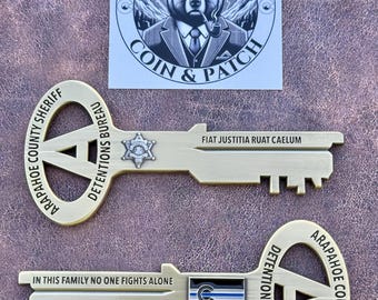 Arapahoe County Detention Facility Jail Key Colorado Challenge Coin