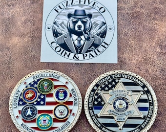 Arapahoe County Sheriff's Office Military Appreciation Colorado Challenge Coin