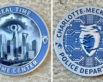 Real Time Crime Center - Charlotte-Mecklenburg Police Department - RTCC - Challenge Coin - Hornet Nest