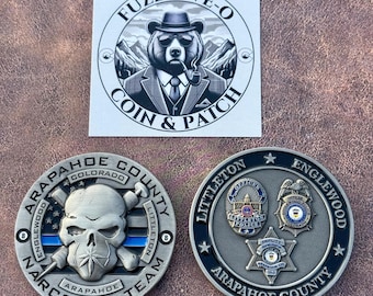 Arapahoe County Narcotics Team Colorado Challenge Coin
