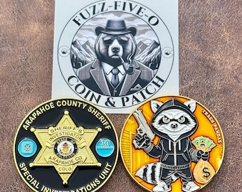 Arapahoe County Sheriff's Office Special Investigations Unit Colorado Challenge Coin