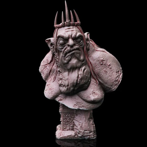 Busto del Re Goblin - STL