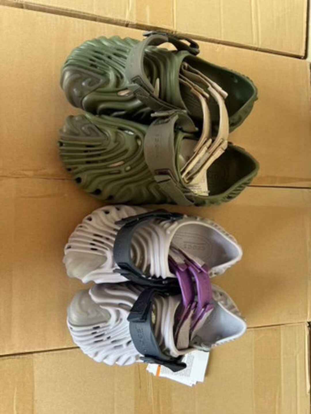 floral crocs size 9