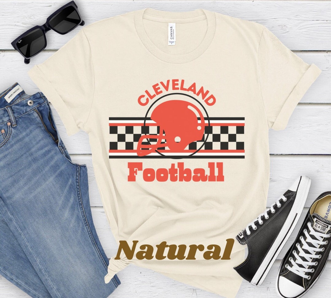 Cleveland Football Shirt, Retro Football Tshirt, Vintage Fall Tshirt, Retro Fall Football, Game