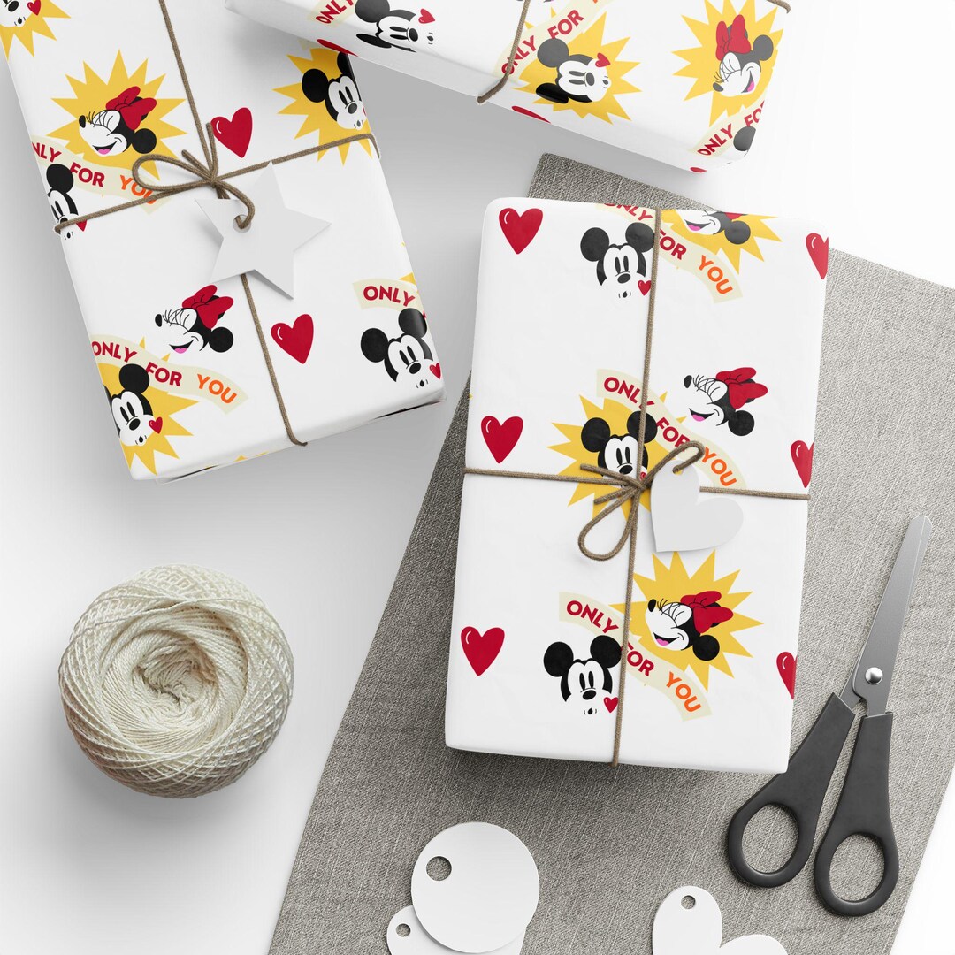 ROMATIC CARTOON Wrapping Paper - Etsy