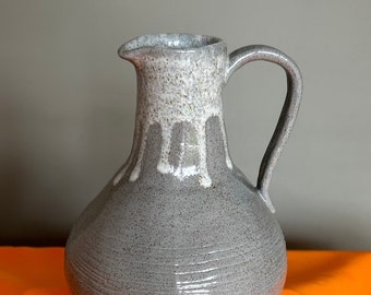 Grey ceramic jug