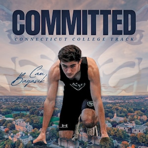 Anpassad grafik för universitetsidrottsåtaganden: Tillkännagivande i sociala medier