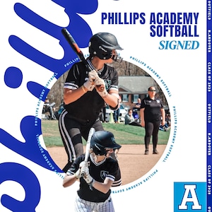 Anpassad grafik för universitetsidrottsåtaganden: Tillkännagivande i sociala medier