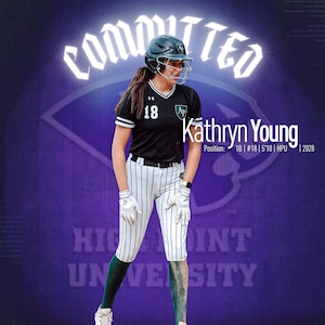 Anpassad grafik för högskoleåtagande: Sportmeddelande (digitalt)