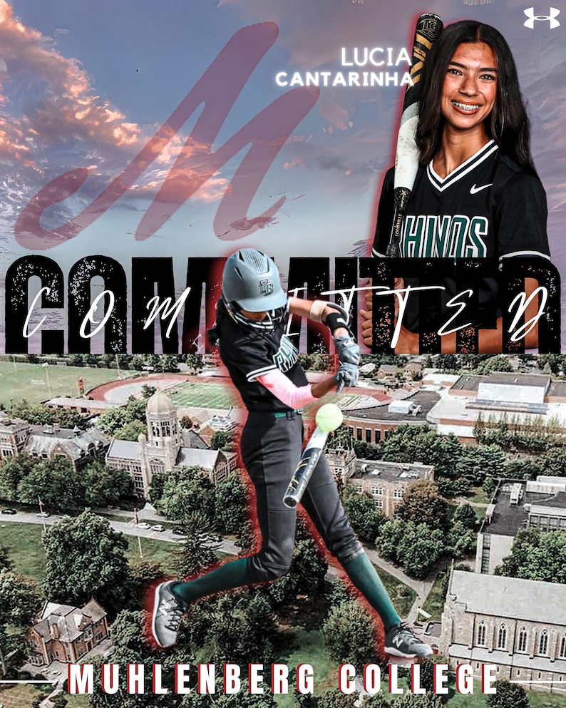 Custom College Commitment Graphic: Sports Announcement - Etsy