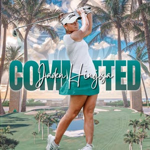 Anpassad grafik för högskoleåtagande: Sportmeddelande (digitalt)