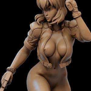 Motoko Kusanagi 3D Model STL | Ghost in the Shell Figure for 3D Printing