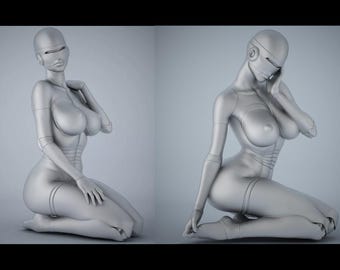 Hajime Sorayama Female ROBOT STL for 3D Printing