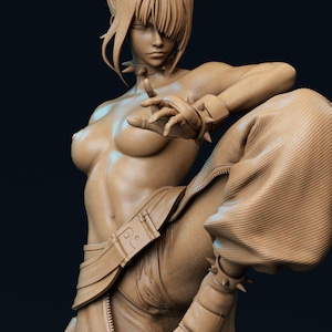 Juri STL 3D Print File | Street Fighter 3D Printable Figurine | 3D Print Juri File  Stl 3D print 3d design stl file figure print