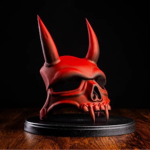 Devil Mask - 3D Model STL File for Printing  model