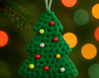 Gehaakte kerstboomversiering - pdf-patroon voor beginners