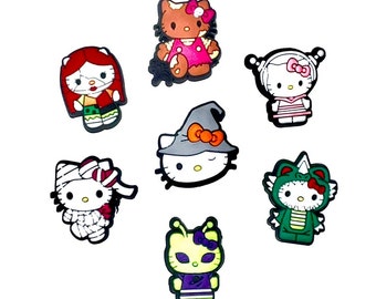 Halloween Spooky Hello Kitty Croc Charm Bundle