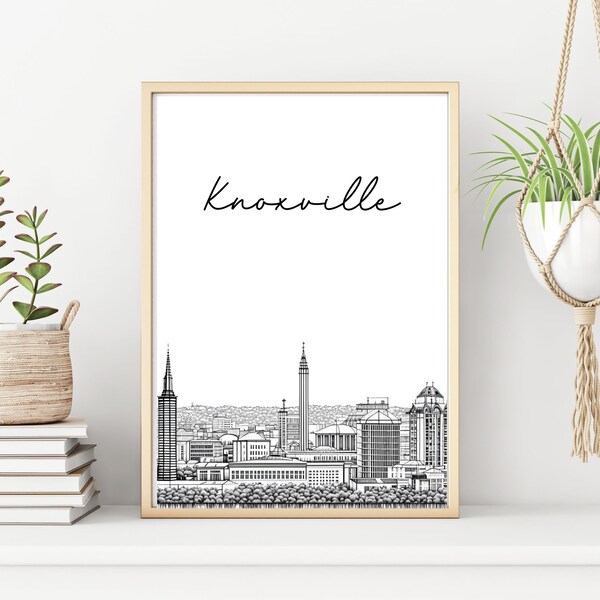 Knoxville Skyline Etsy