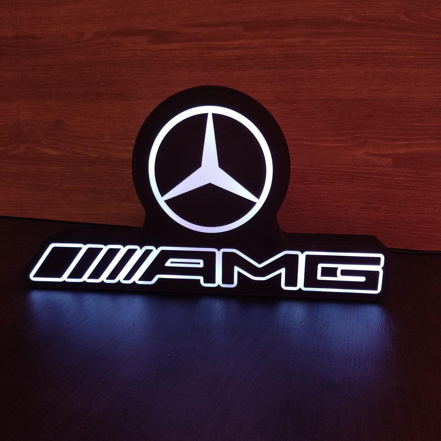 LED-Autotür-Willkommenslicht, für Mercedes Benz AMG W203 C-Klasse SLK CLK  SLR R171 W209 W240 Auto-Logo-Projektor-Laser-Geisterlampe : : Auto  & Motorrad