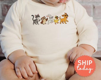 New Parent Gift Baby Onesies® Brand, Cute Animal Infant Bodysuit in Natural Cotton(BC-TRE269)