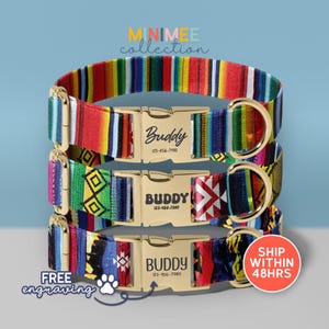Southwestern Dog Collar Leash Set, Collar And Leash Set Designer Collar, Customized Pet Accessories, Engraved Name On Dog Collar, (DC-5)