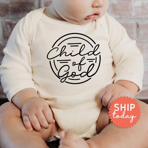 Child Of God Shirt, Christian Kids Clothing, Faith Apparel, Religious Tees For Toddler, Bible Study Outfits, (BC-REL15) afbeelding 6