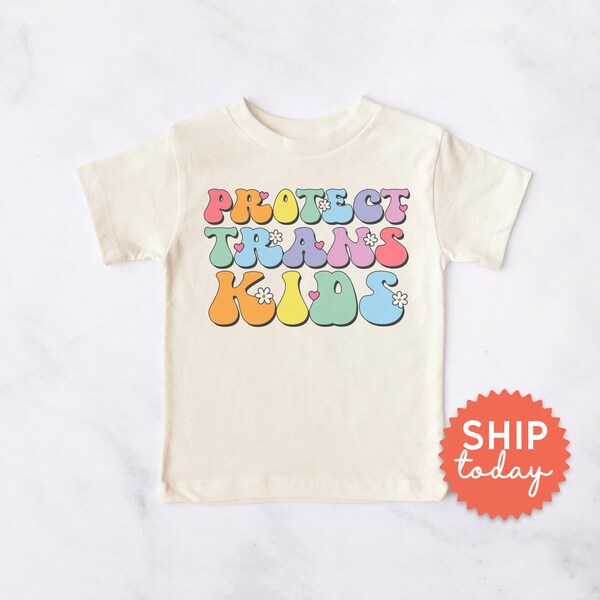 Protect Trans Kids Shirt, Proud Ally Tees For Toddler, Pride Parade Clothes, Protect Queer Kids Outfit, Pride Month Shirt, (BC-PRI62)