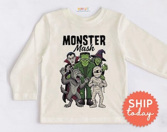 Retro Halloween Kids Tee - Trick Or Treat Outfit (BC-HAL188)
