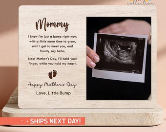 First Mothers Day Gift Baby Bump | Pregnancy Announcement Keepsake | Expecting Mom Present from Baby (PS-MOM32)