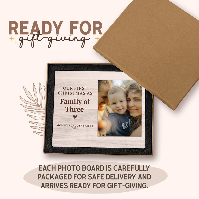 Custom Photo Board for Wedding Gift, Personalized Photo Frame for ...