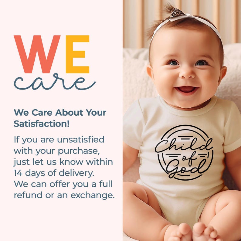 a baby wearing a t - shirt with the words we care on it