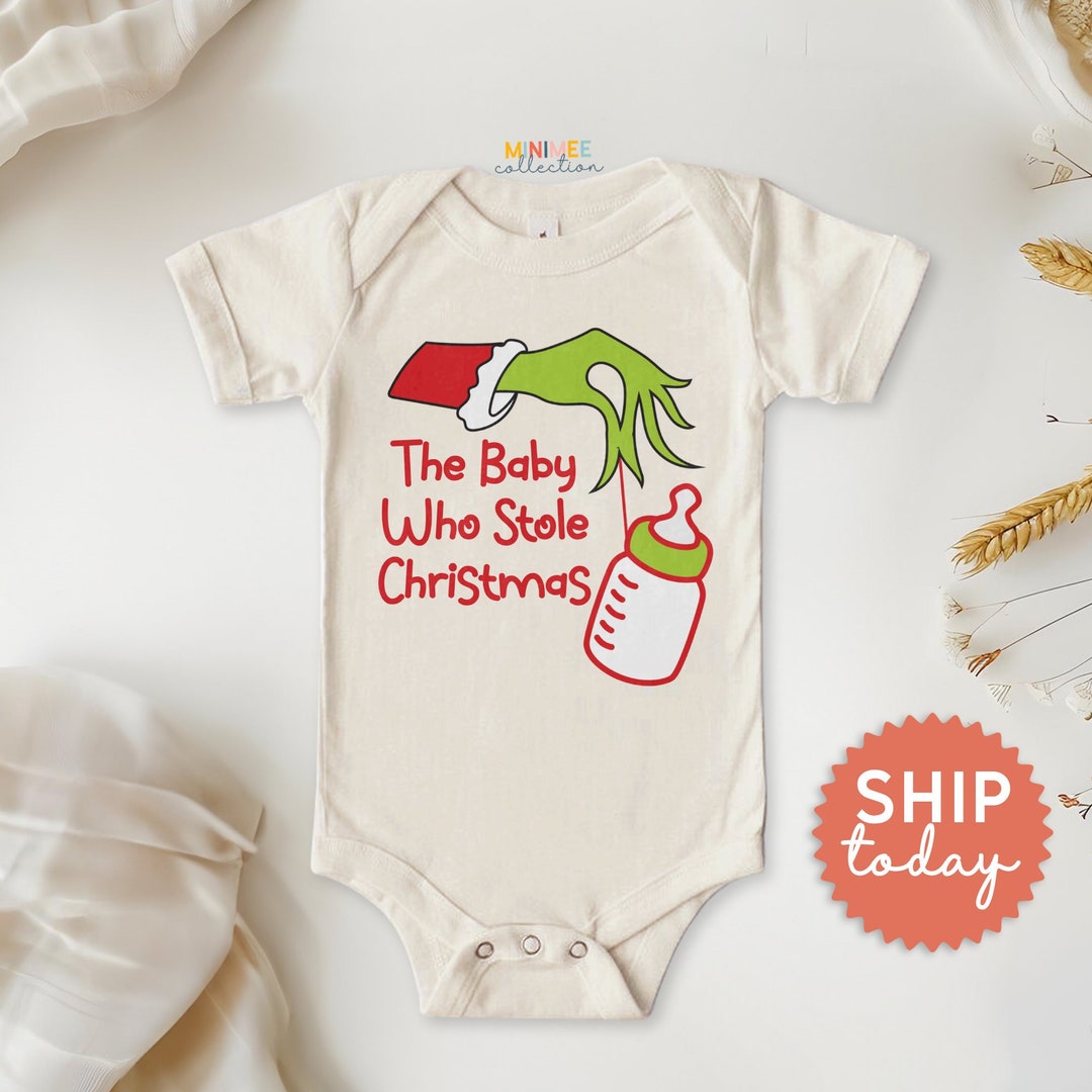 Funny baby christmas onesies deals