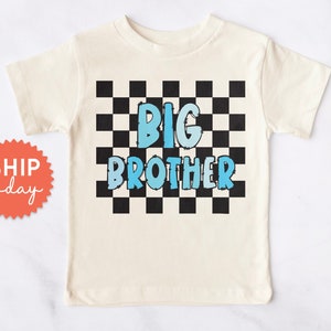 Big Brother Toddler Shirt, Toddler Announcement Apparel, Big Brother To Be Clothing, Pregnancy Reveal T-Shirt, BC-FAM28, Onesies® Brand image 1