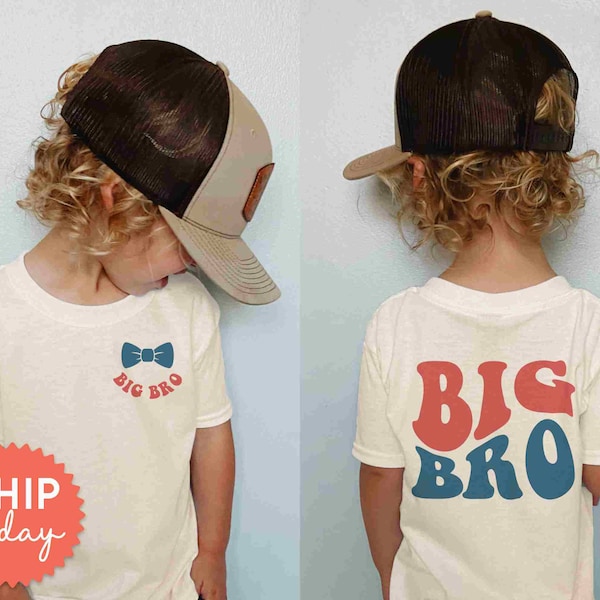 Big Bro Shirt, Big Brother To Be Toddler Outfit, New Brother Gift For Big Bro, Promoted To Big Bro Clothing, (FBC-FAM9), Onesies® Brand