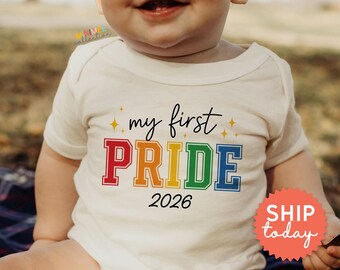 Rainbow Pride Baby Bodysuit The Future is Inclusive | LGBTQ Equality Onesies® Brand | Progressive Parent Gift (BC-PRI119)