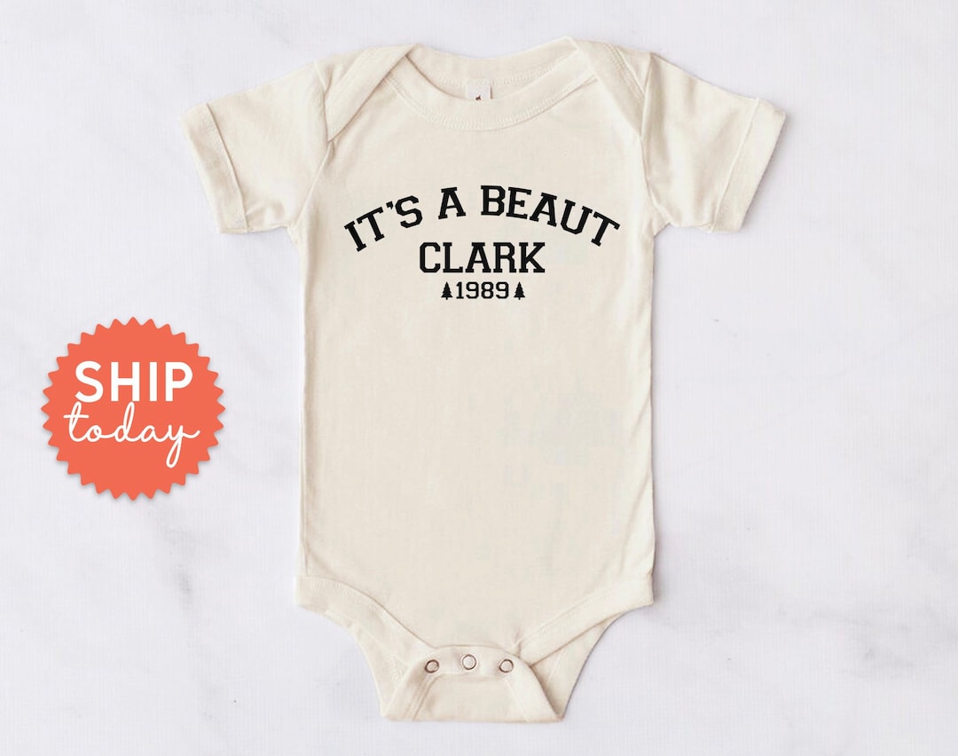 It's A Beaut Clark Onesie®, Cute Christmas Vacation Baby Bodysuit