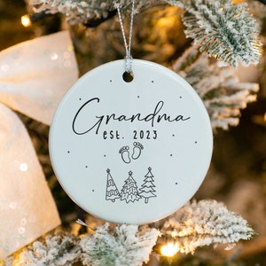 Great Grandparents Christmas Ornament, Gift for New Great Grandparents Custom Great Grandparents Christmas Gift, Great Grandparents Keepsake Grandma