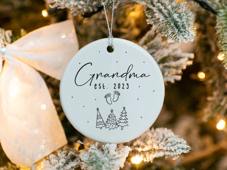Great Grandparents Christmas Ornament, Gift for New Great Grandparents Custom Great Grandparents Christmas Gift, Great Grandparents Keepsake Grandma