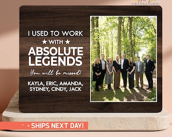 Custom I Used To Work with Legends Retirement Gift, Farewell Work Leaving Gift(PS-RET4)